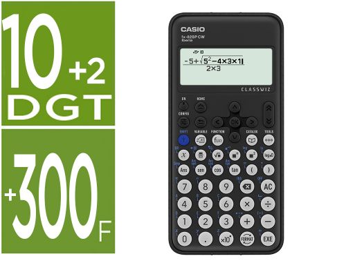 Calculadora casio fx-82sp cw iberia classwiz cientifica 300 funcoes 9 memorias com capa , Casio , 77740 , 4549526615665